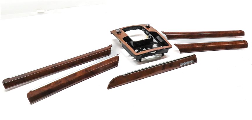 Thumbnail 3: 2014 AUDI Q7 (4L) INTERIOR DASH DOOR CENTER CONSOLE WOOD TRIM SET/6 (Walnut)