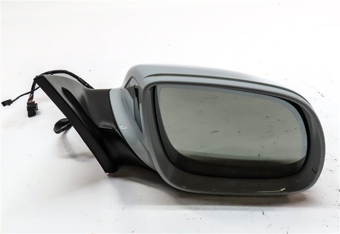 Thumbnail 3: 2013-2015 AUDI Q7 (4L) RIGHT PASSENGER P-FOLD BLIND SPOT DOOR MIRROR (White)