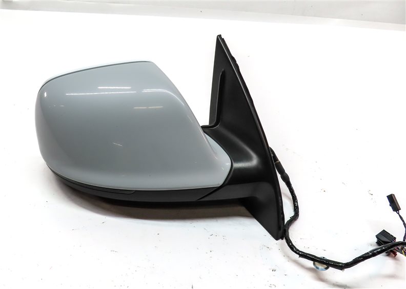 Thumbnail 5: 2013-2015 AUDI Q7 (4L) RIGHT PASSENGER P-FOLD BLIND SPOT DOOR MIRROR (White)
