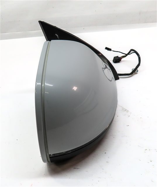 Thumbnail 6: 2013-2015 AUDI Q7 (4L) RIGHT PASSENGER P-FOLD BLIND SPOT DOOR MIRROR (White)