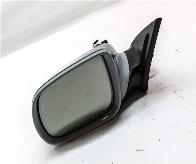 Thumbnail 4: 2013-2015 AUDI Q7 (4L) LEFT DRIVER P-FOLD BLIND SPOT DOOR MIRROR (White)