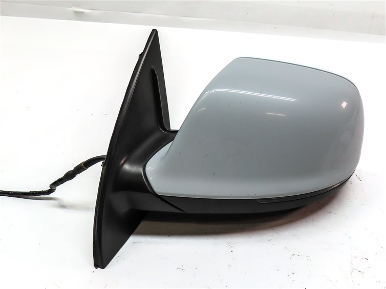 Thumbnail 6: 2013-2015 AUDI Q7 (4L) LEFT DRIVER P-FOLD BLIND SPOT DOOR MIRROR (White)