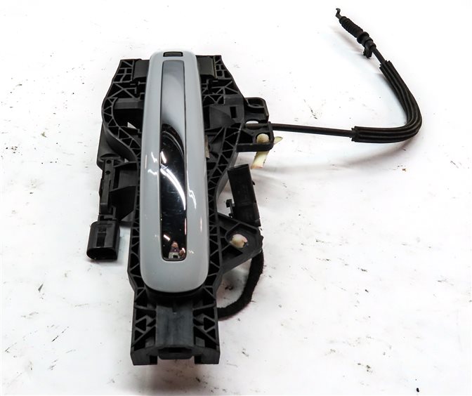 Thumbnail 3: 2007-2015 AUDI Q7 (4L) REAR LEFT KEYLESS ENTRY DOOR HANDLE (White)