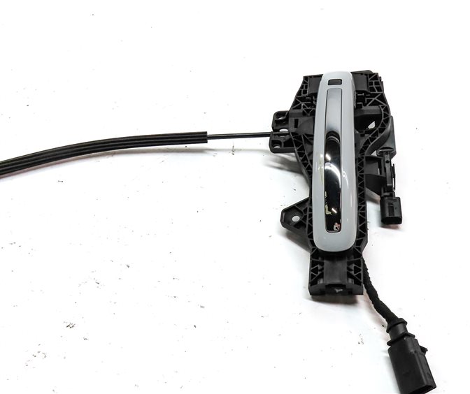 Thumbnail 3: 2007-2015 AUDI Q7 (4L) RIGHT FRONT KEYLESS ENTRY DOOR HANDLE (White)