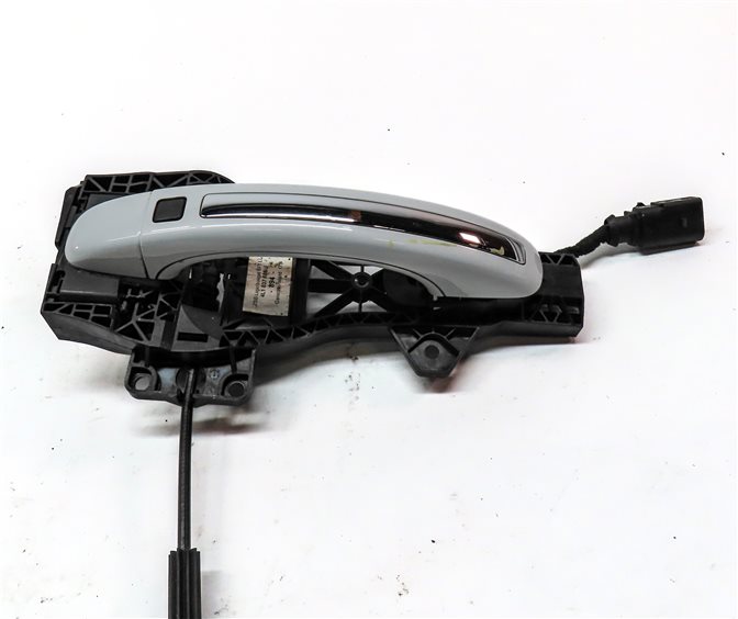 Thumbnail 4: 2007-2015 AUDI Q7 (4L) RIGHT FRONT KEYLESS ENTRY DOOR HANDLE (White)