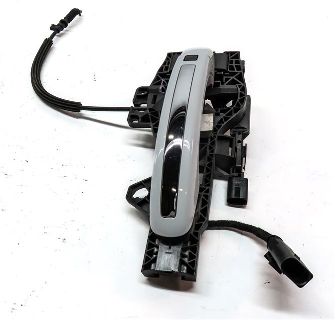 Thumbnail 5: 2007-2015 AUDI Q7 (4L) REAR RIGHT KEYLESS ENTRY DOOR HANDLE (White)