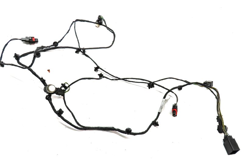 2010 RANGE ROVER L322 FRONT PARK ASSIST PDC SENSOR SET 4 (White) w/ WIRE HARNESS