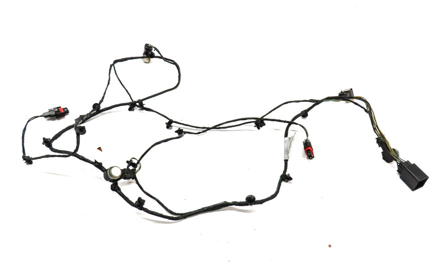 Thumbnail 2: 2010 RANGE ROVER L322 FRONT PARK ASSIST PDC SENSOR SET 4 (White) w/ WIRE HARNESS