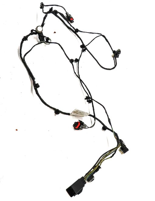 Thumbnail 4: 2010 RANGE ROVER L322 FRONT PARK ASSIST PDC SENSOR SET 4 (White) w/ WIRE HARNESS