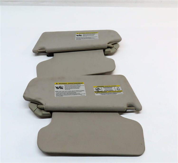 Thumbnail 7: 10-12 RANGE ROVER (L322) LEFT & RIGHT SUN VISOR SHADE SET 2 (Beige) (Cloth)