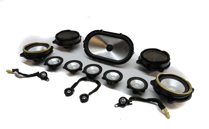 2010 RANGE ROVER (L322) FRONT REAR WOOFER MIDRANGE TWEETER LOGIC 7 SPEAKER SET14