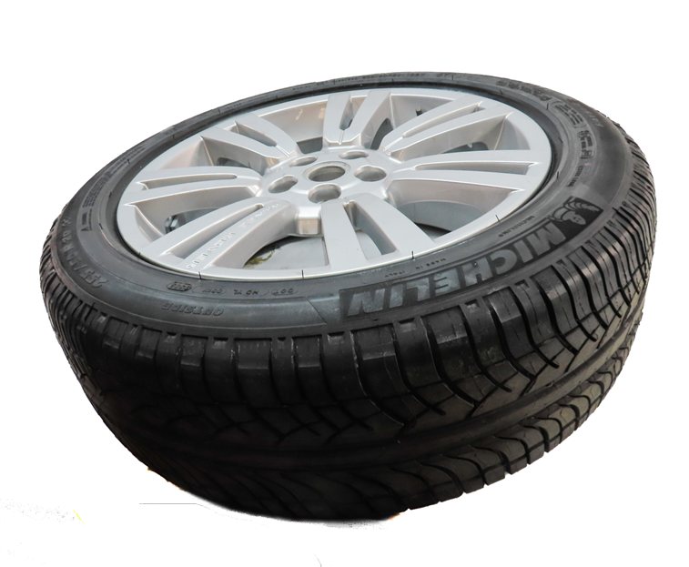 Thumbnail 2: 10-12 RANGE ROVER (L322) 20x8.5  7 TWIN 14-SPOKE WHEEL RIM w/ MICHELIN TIRE
