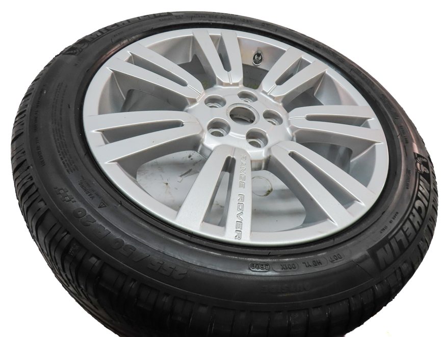 Thumbnail 4: 10-12 RANGE ROVER (L322) 20x8.5  7 TWIN 14-SPOKE WHEEL RIM w/ MICHELIN TIRE