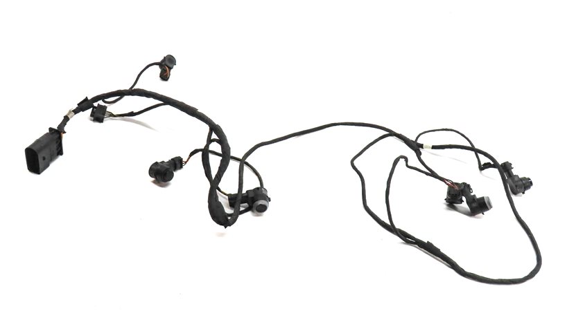 2014 MERCEDES GL450 (X166) FRONT PDC PARK DISTANCE SENSOR SET w/ HARNESS (BLACK)