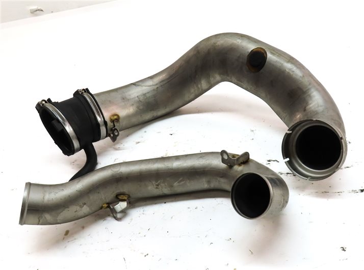 Thumbnail 2: 2014 MERCEDES GL450 (X166) 4.6L M278 ENGINE LEFT TURBOCHARGER TURBO PIPE SET-2
