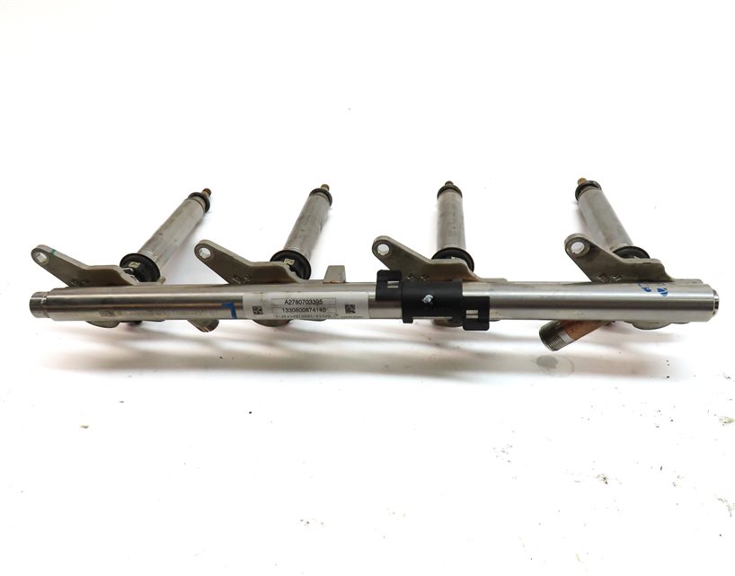 Thumbnail 10: 2014 MERCEDES GL450 (X166) 4.6L M278 ENGINE LEFT & RIGHT FUEL RAIL w/ INJECTORS