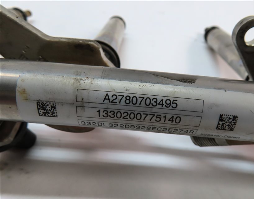 Thumbnail 12: 2014 MERCEDES GL450 (X166) 4.6L M278 ENGINE LEFT & RIGHT FUEL RAIL w/ INJECTORS