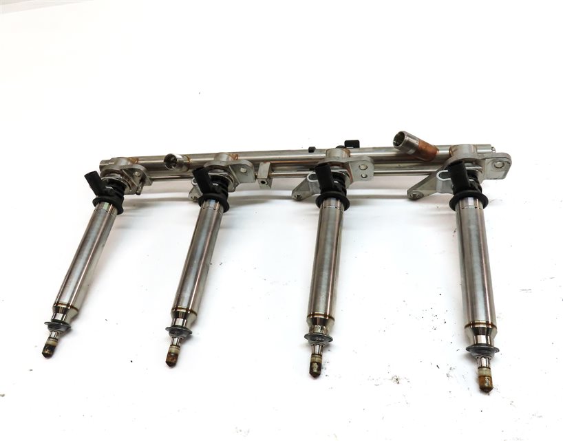 Thumbnail 7: 2014 MERCEDES GL450 (X166) 4.6L M278 ENGINE LEFT & RIGHT FUEL RAIL w/ INJECTORS