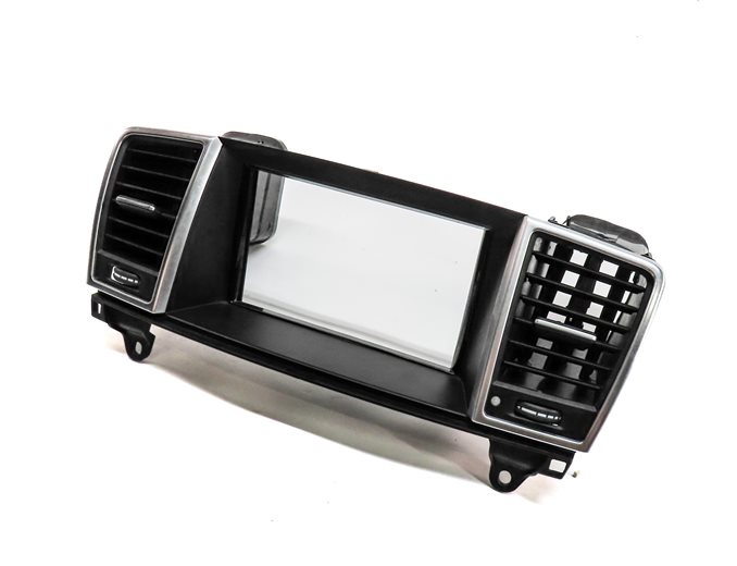 2014 MERCEDES GL450 (X166) FRONT CENTER DASH HEATER A/C AIR VENT w/ SCREEN TRIM