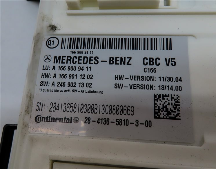 Thumbnail 6: 14-16 MERCEDES GL ML (W166 X166) FRONT SIGNAL ACQUISITION CONTROL MODULE SAM
