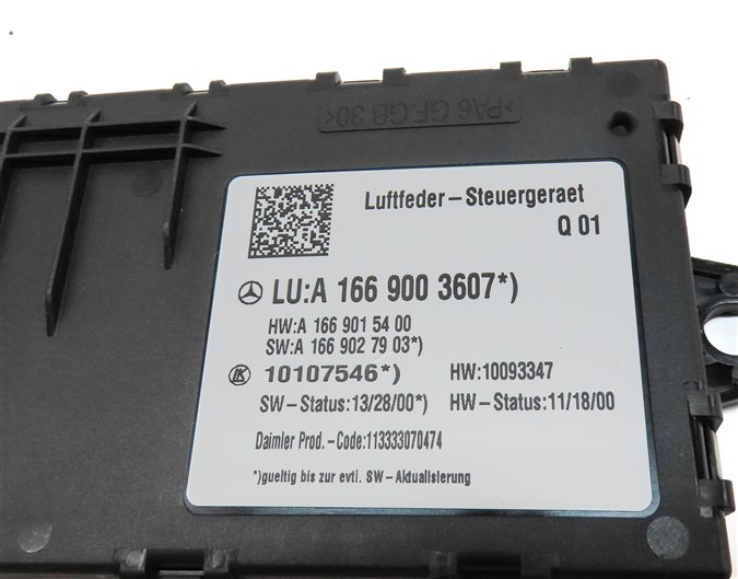 Thumbnail 6: 2014 MERCEDES GL450 (X166) AIRMATIC AIR SUSPENSION ADJUSTMENT CONTROL MODULE