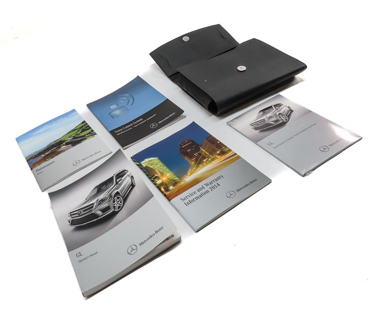 Thumbnail 3: 2014 MERCEDES GL450 (X166) OWNERS MANUAL SERVICE GUIDE BOOK SET w/ CASE