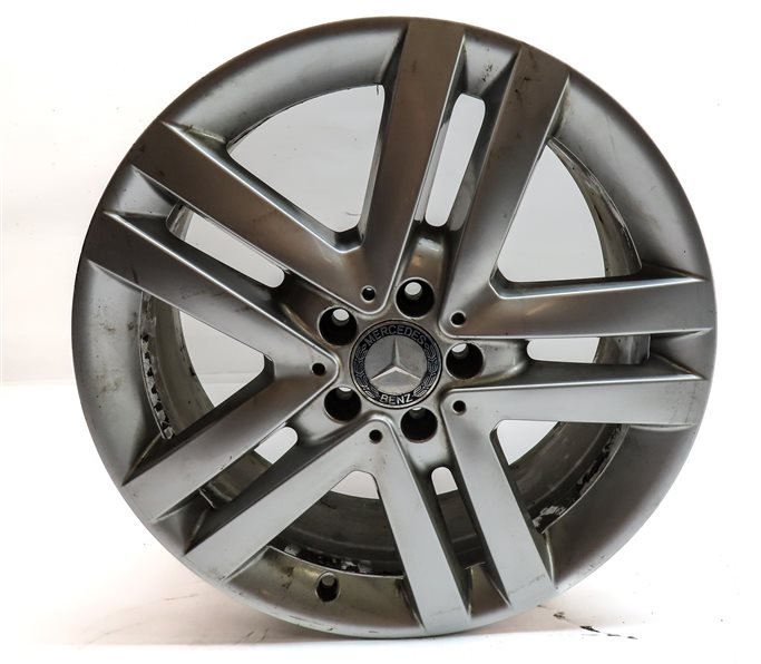 Thumbnail 2: 13-16 MERCEDES GL CLASS (X166) 19x8.5 ALUMINUM 5 DOUBLE 10 SPOKE ALLOY WHEEL RIM