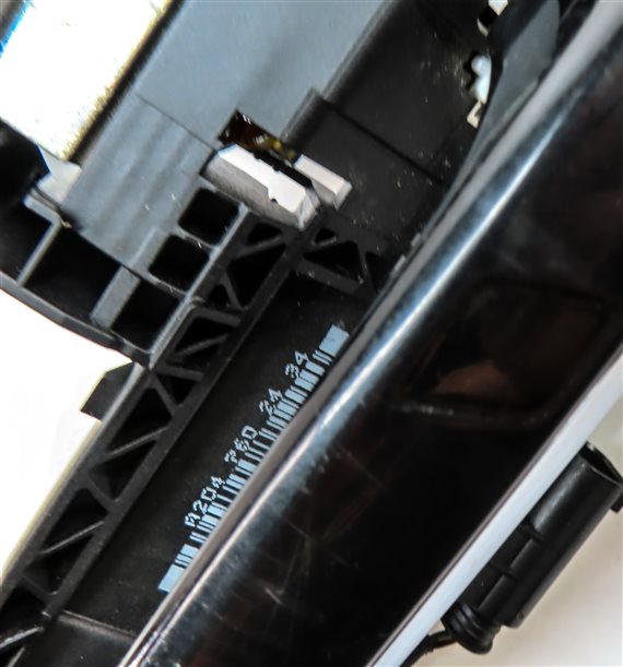 Thumbnail 9: 08-16 C E GL ML (W204 W212 W166 X166) FRONT RIGHT KEYLESS DOOR HANDLE (Black)