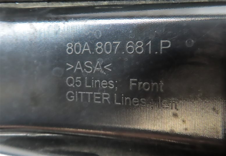Thumbnail 10: 18-20 AUDI Q5 FY 80A FRONT LEFT DRIVER GRILLE w/ PDC w/o S-LINE OR ADAPT CRUISE