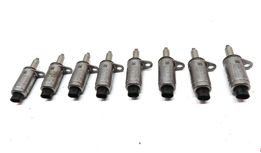 Thumbnail 2: 19 AUDI Q5 (FY 80A) 2.0L (DJYA) ENGINE MOTOR CAMSHAFT ADJUSTMENT SOLENOID SET/8