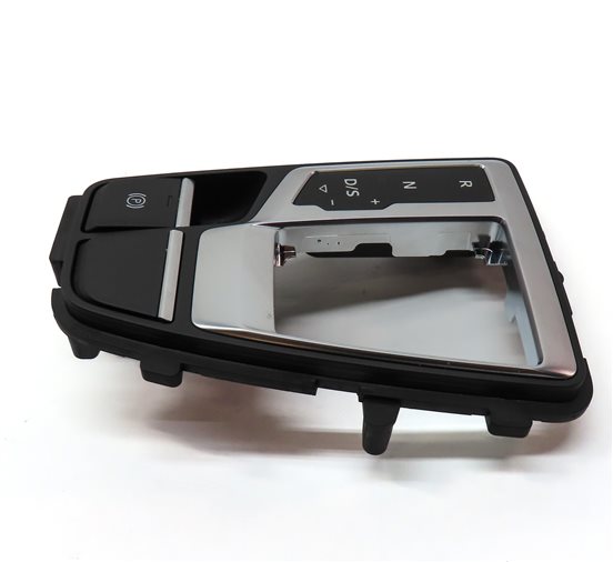 Thumbnail 3: 19 AUDI Q5 (FY 80A) AUTO TRANSMISSION SHIFT INDICATIOR TRIM w/ PARK BRAKE SWITCH