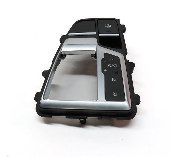 Thumbnail 4: 19 AUDI Q5 (FY 80A) AUTO TRANSMISSION SHIFT INDICATIOR TRIM w/ PARK BRAKE SWITCH