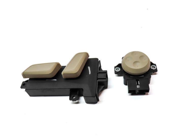 Thumbnail 2: 19 AUDI Q5 (FY 80A) FRONT LEFT DRIVER SEAT POSITION LUMBAR ADJUST SWITCH (BEIGE)