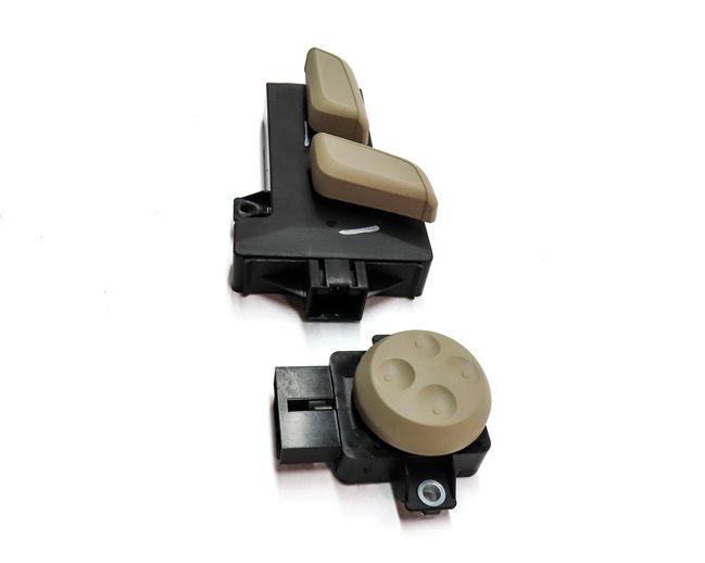 Thumbnail 3: 19 AUDI Q5 (FY 80A) FRONT LEFT DRIVER SEAT POSITION LUMBAR ADJUST SWITCH (BEIGE)