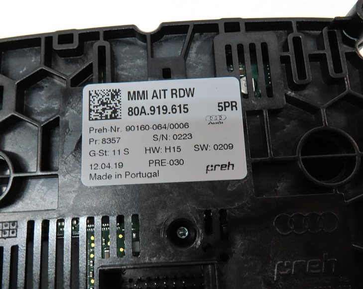 Thumbnail 7: 2018-2020 AUDI Q5 SQ5 (FY 80A) RADIO STEREO MEDIA GPS NAVIGATION CONTROL SWITCH