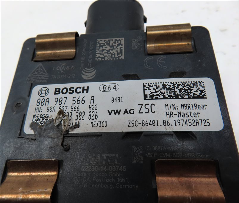 Thumbnail 7: 18-23 AUDI Q5 SQ5 (FY 80A) RIGHT PASSENGER BLIND SPOT RADAR SENSOR MODULE MASTER