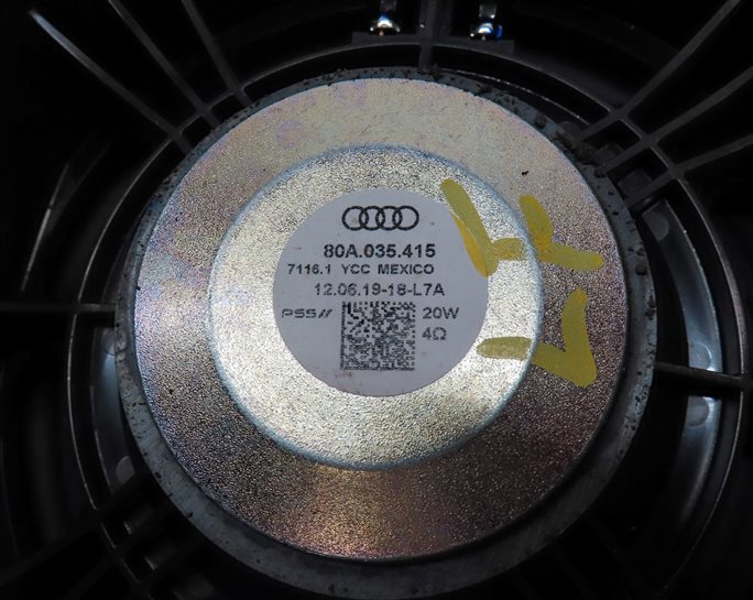 Thumbnail 12: 2019 AUDI Q5 (FY 80A) STEREO SOUND SYSTEM DOOR SPEAKER SUBWOOFER SET/6
