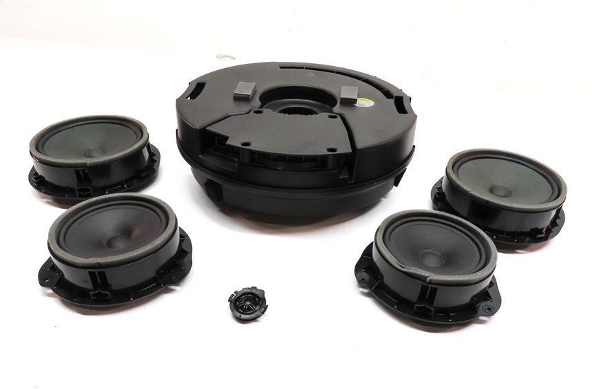 Thumbnail 4: 2019 AUDI Q5 (FY 80A) STEREO SOUND SYSTEM DOOR SPEAKER SUBWOOFER SET/6