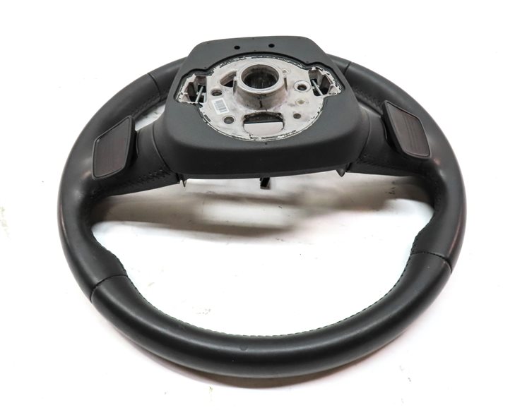 Thumbnail 5: 18-20 AUDI Q5 SQ5 FY 80A DRIVER 3-SPOKE HEATED STEERING WHEEL w/PADDLES(Black)