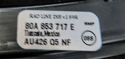 Thumbnail 8: 19 AUDI Q5 FY 80A FRONT LEFT DRIVER FENDER WHEEL WELL ARCH TRIM MOULDING (White)