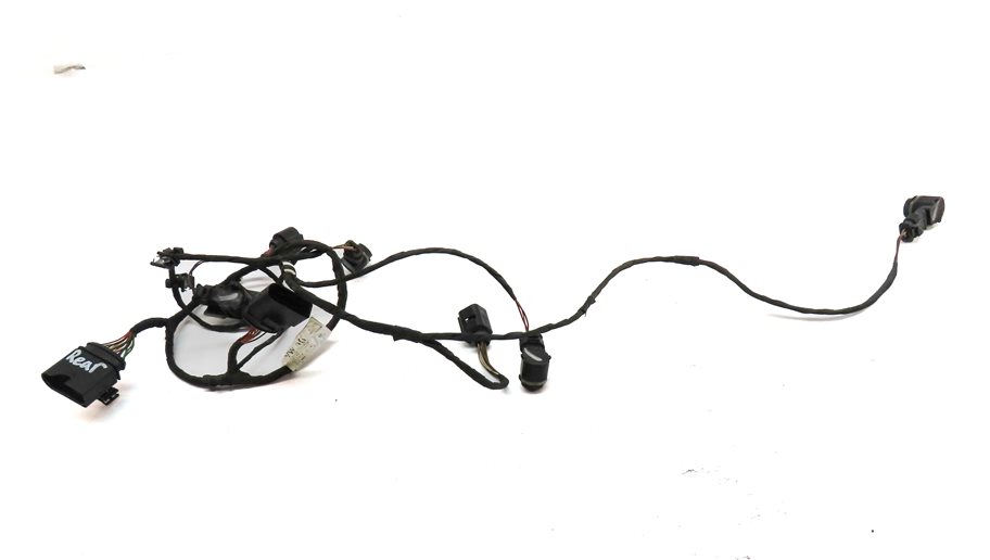 Thumbnail 2: 11 AUDI Q7 (4L) REAR PARK ASSIST PDC DISTANCE CONTROL WIRE SENSOR SET/4 (Black)