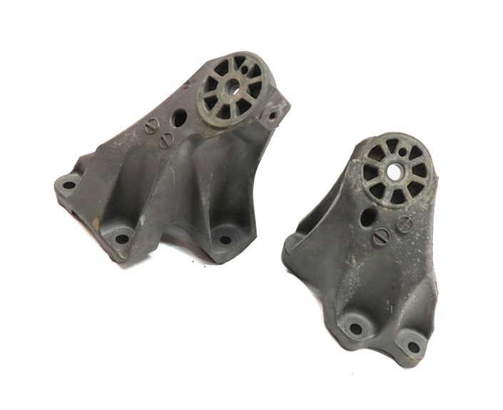 2011 AUDI Q7 (4L) 3.0L DIESEL (CATA) ENGINE MOTOR MOUNT SUPPORT BRACKET SET/2