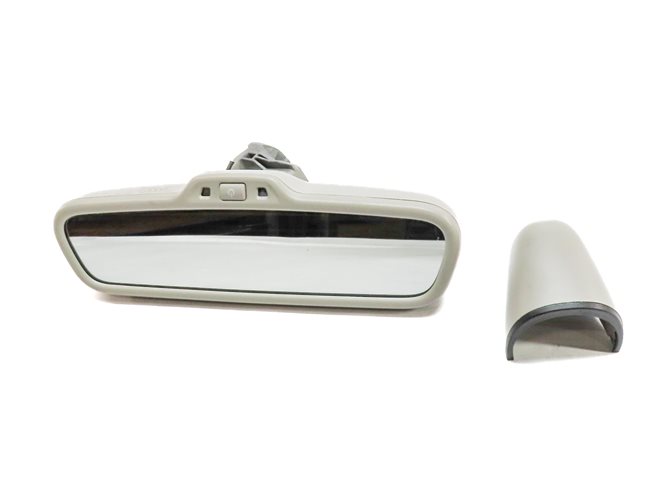 Thumbnail 2: 2007-2015 AUDI Q7 (4L) AUTO DIM REAR VIEW MIRROR w/ COMPASS & HOMELINK (Gray)