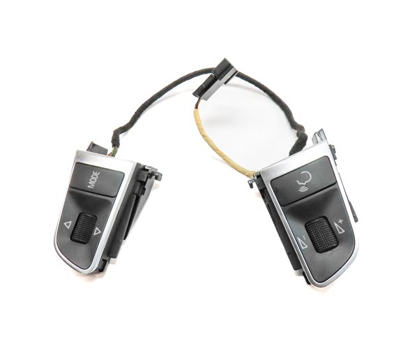 Thumbnail 2: 11 AUDI Q7 (4L) DRIVER STEERING WHEEL MEDIA NAVIGATION OPTION BUTTON SWITCH SET