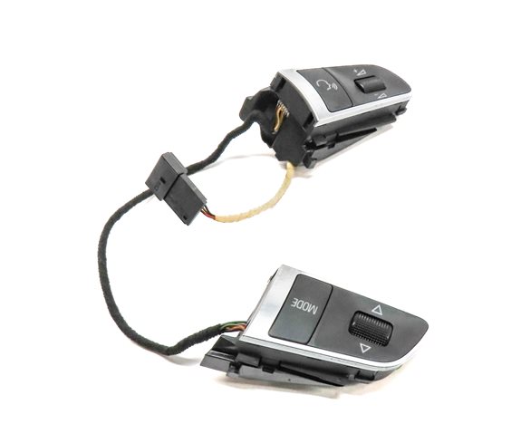 Thumbnail 3: 11 AUDI Q7 (4L) DRIVER STEERING WHEEL MEDIA NAVIGATION OPTION BUTTON SWITCH SET