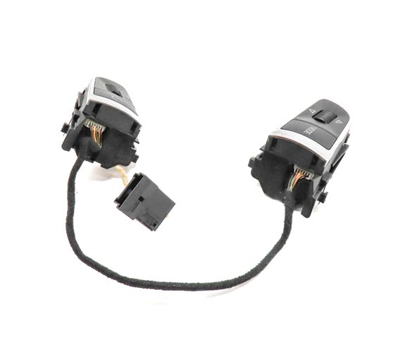 Thumbnail 4: 11 AUDI Q7 (4L) DRIVER STEERING WHEEL MEDIA NAVIGATION OPTION BUTTON SWITCH SET