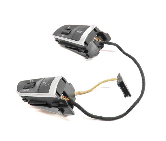 Thumbnail 5: 11 AUDI Q7 (4L) DRIVER STEERING WHEEL MEDIA NAVIGATION OPTION BUTTON SWITCH SET