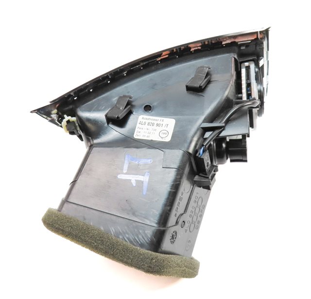 Thumbnail 6: 2011 AUDI Q7 (4L) FRONT LEFT DRIVER DASH HEAT AIR AC HVAC VENT (Black)