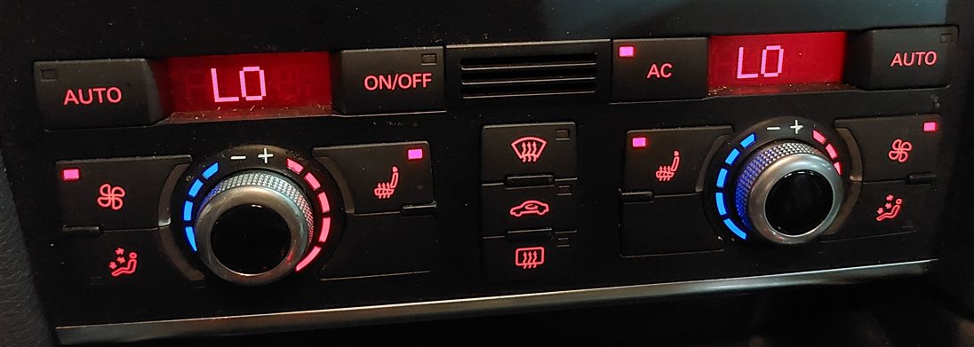 Thumbnail 2: 2011 AUDI Q7 (4L) FRONT CENTER DASH HEAT AIR AC HVAC CLIMATE CONTROL PANEL