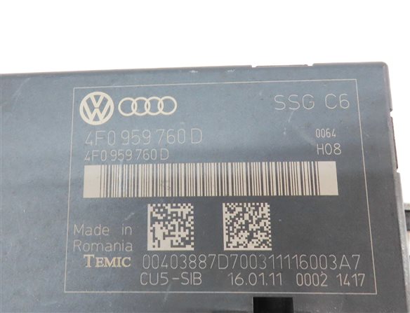 Thumbnail 6: 2005-2015 AUDI A6 S6 Q7 (C6 4L) FRONT LEFT DRIVER MEMORY SEAT CONTROL MODULE
